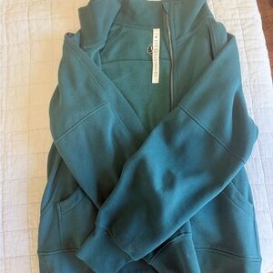 Lululemon Athletica Green Zip-Up Jacket